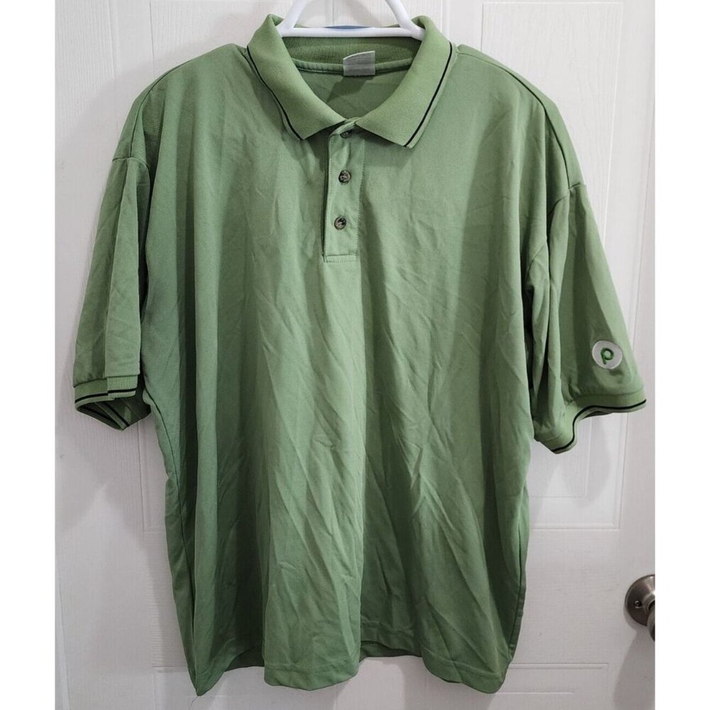Publix Superior Uniform Group Green Employee Polo Shirt Size Large Polyester‎